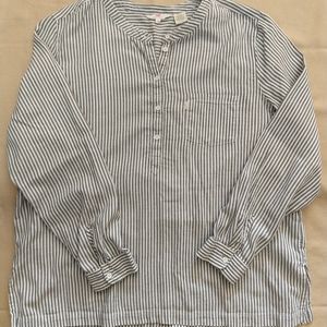 Levi's pinstripe long sleeve top